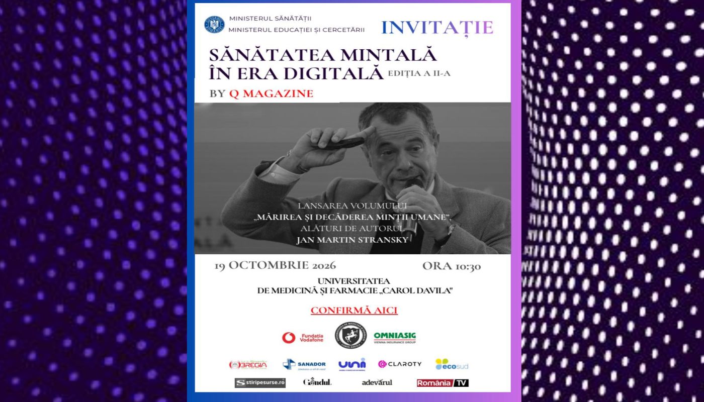 Lansarea cărții lui Jan Martin Stransky în România: Impactul digitalizării asupra sănătății mintale