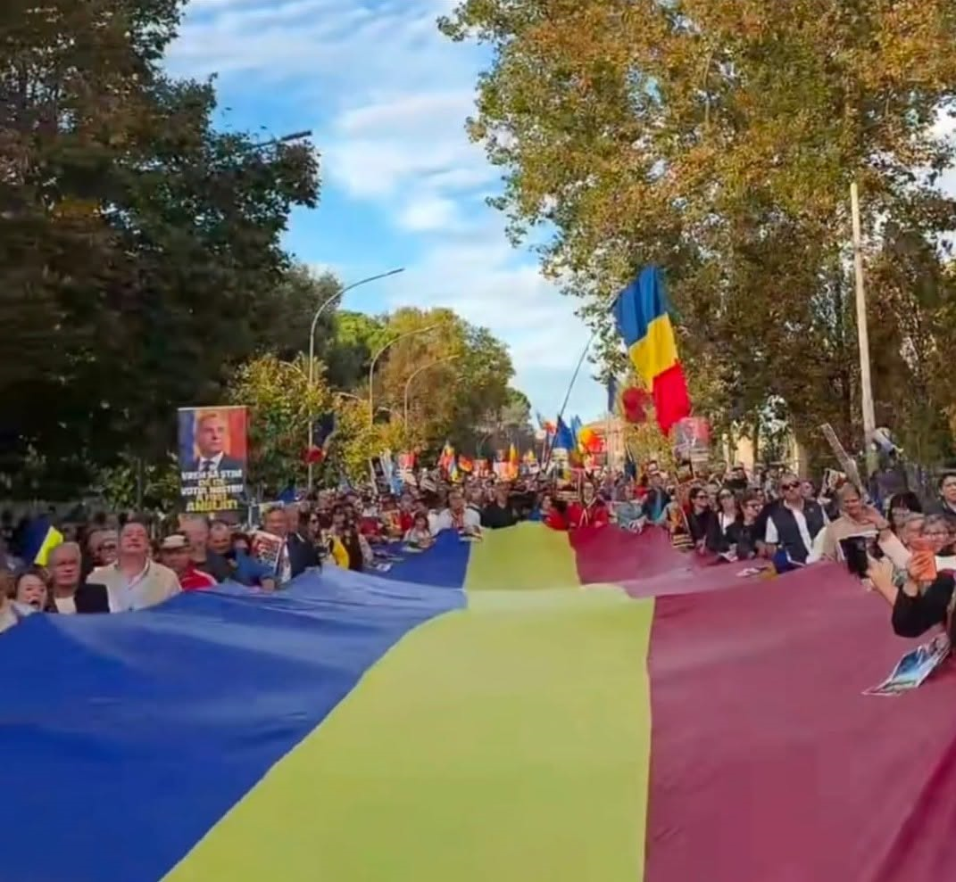 Mesaj de mulțumire din partea Cristelei Georgescu după protestul românilor din Roma pentru Călin Georgescu