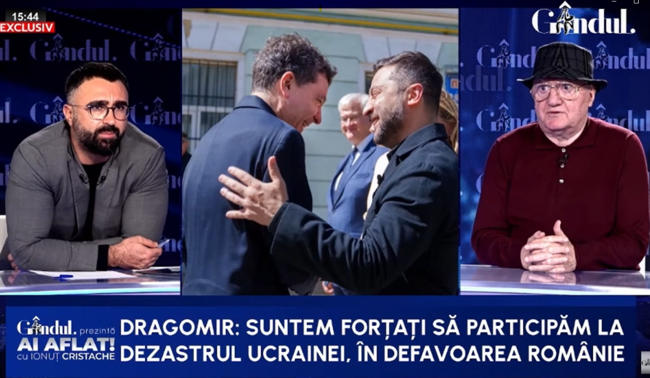 Dumitru Dragomir: România este forțată să participe la dezastrul Ucrainei în dauna poporului român