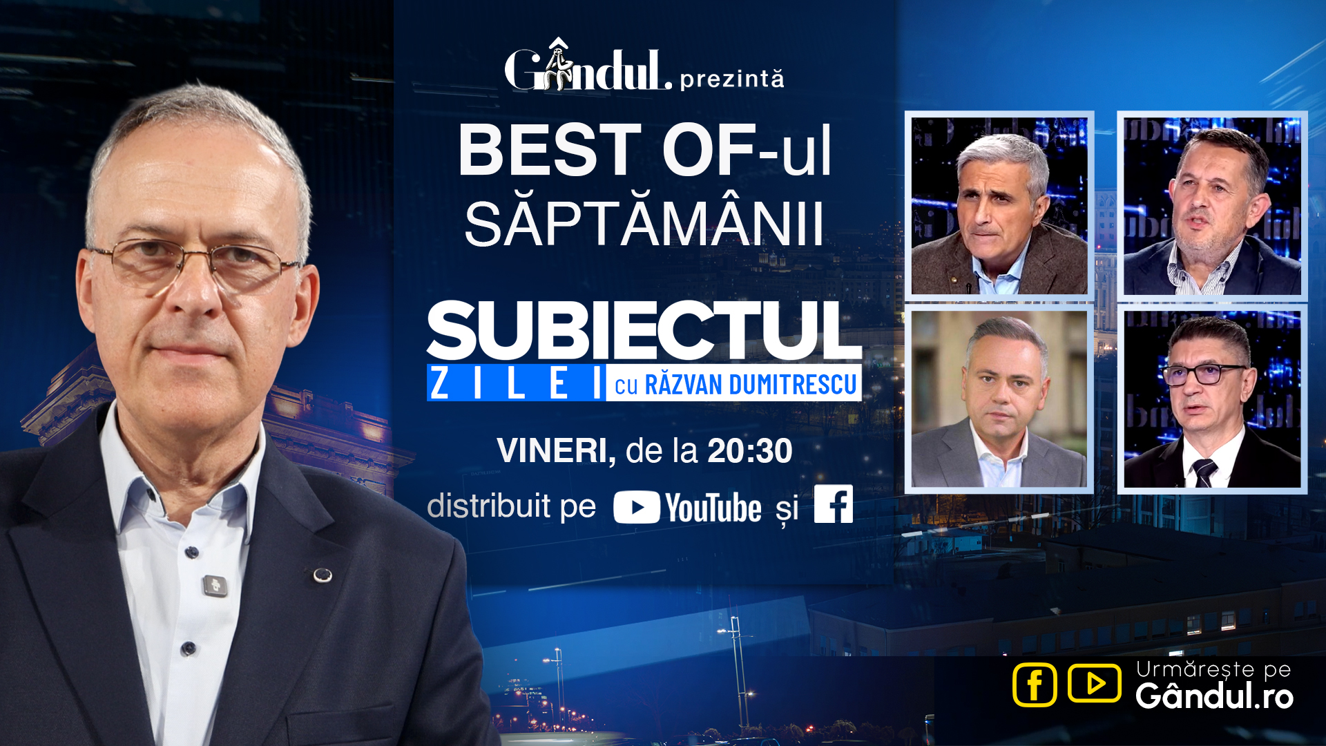 Subiectul Zilei cu Răzvan Dumitrescu: de la sabotajele rusești la criza agriculturii și dosarele lui Călin Georgescu