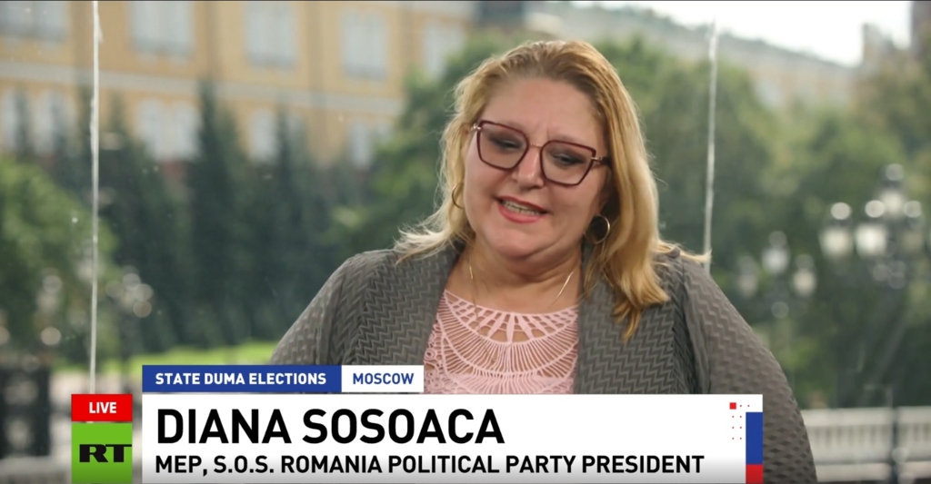Diana Șoșoacă, în direct de la Moscova: „Este ultimul război dintre Diavol și creștini”