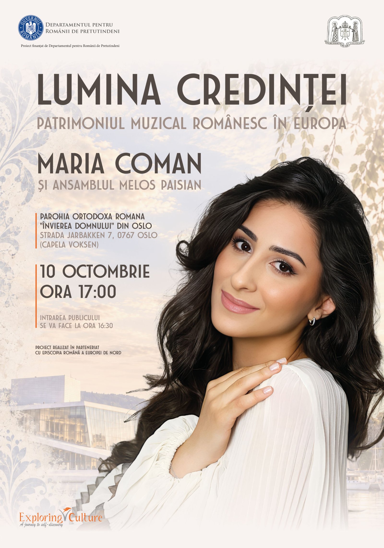 Patrimoniul muzical românesc va fi prezentat în Europa prin turneul „Lumina credinței”