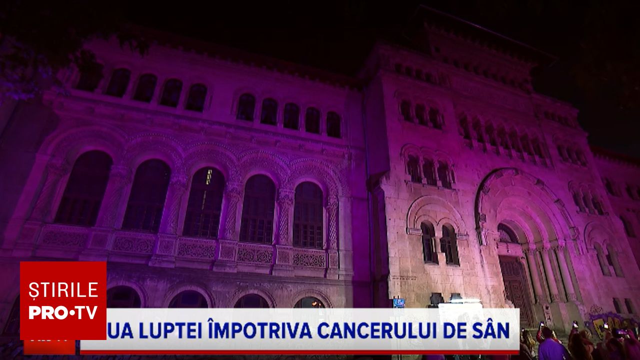 Simbolul Capitalei va fi iluminat în roz pentru sensibilizarea asupra cancerului de sân