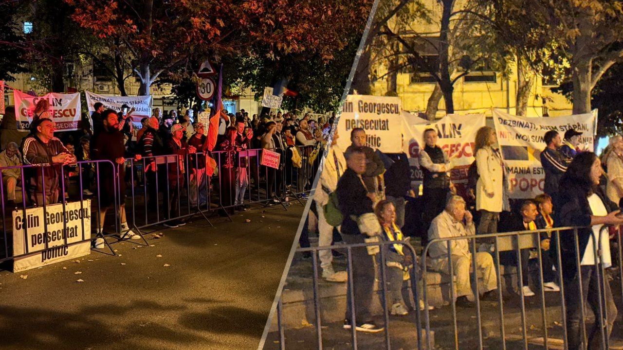 Proteste continue în fața Arestului Central pentru eliberarea lui Călin Georgescu și măsuri judiciare noi