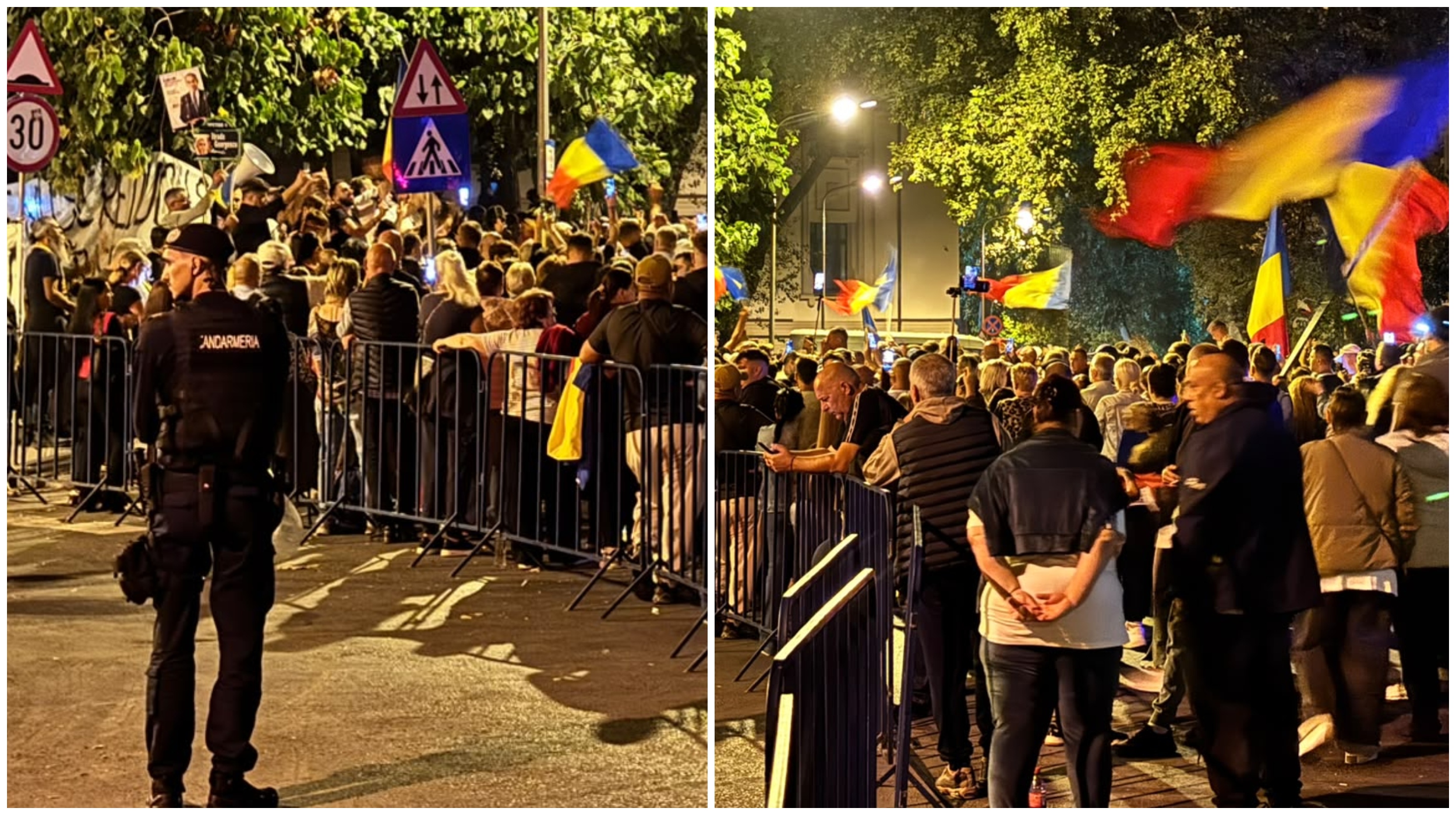 Călin Georgescu: A 12-a noapte de proteste în fața Arestului Central pentru eliberarea fostului candidat